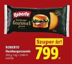 Lidl ROBERTO Hamburgerzsemle ajánlat