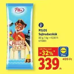 Lidl Pilos Sajtrudacskák ajánlat