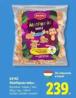 Lidl DETKI Állatfigurás Keksz ajánlat