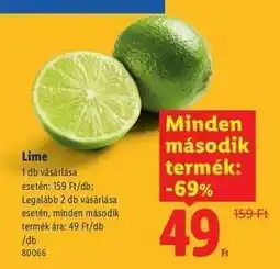 Lidl Lime ajánlat