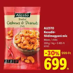 Lidl Alesto kesudió-földimogyoró mix ajánlat