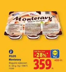 Lidl PILOS Monteravy ajánlat