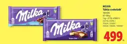 Lidl MILKA Táblás csokoládé ajánlat