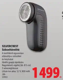 Lidl Silvercrest szöszeltávolító ajánlat
