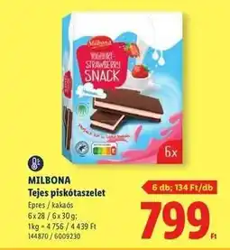 Lidl MILBONA ajánlat