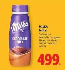 Lidl MILKA Tejital ajánlat