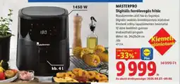 Lidl MASTERPRO ajánlat