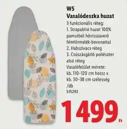 Lidl W5 Vasalódeszka huzat ajánlat