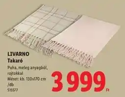 Lidl Livarno Takaró ajánlat