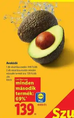 Lidl Avokádó ajánlat