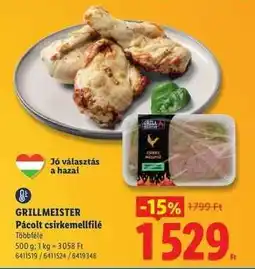 Lidl GRILLMEISTER Pácolt csirkemellfilé ajánlat