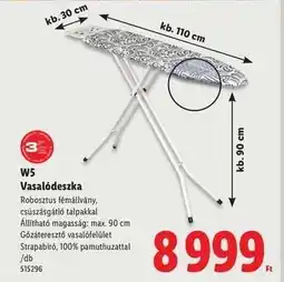 Lidl W5 Vasalódeszka ajánlat