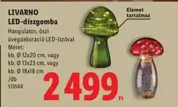 Lidl LIVARNO LED-díszgomba ajánlat