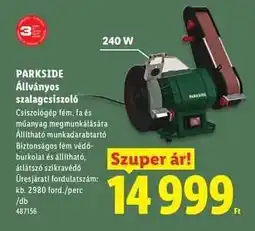 Lidl PARKSIDE Állványos szalagcsiszoló ajánlat