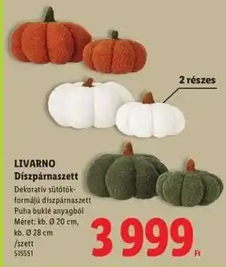 Lidl LIVARNO Díszpárnaszett ajánlat