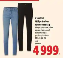 Lidl ESMARA ajánlat