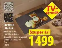 Lidl Livarno Lábtörlő ajánlat