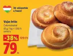 Lidl Vajas briós ajánlat
