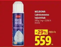 Lidl MILBONA ajánlat