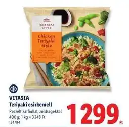 Lidl Vitasia Teriyaki csirkemell ajánlat