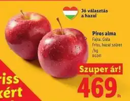 Lidl Piros alma ajánlat