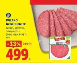 Lidl Dulano Német szeletek ajánlat