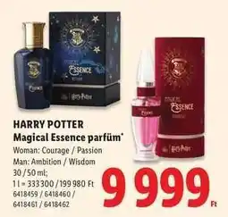 Lidl Harry Potter Magical Essence parfüm ajánlat
