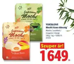 Lidl YUKI&LOVE Mochi rizses édesség ajánlat