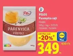 Lidl Pilos Parenyica sajt ajánlat