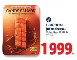Lidl Füstölt lazac juharsziruppal ajánlat
