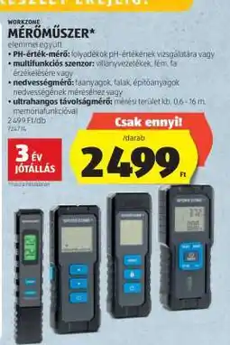 ALDI WORKZONE MÉRŐMŰSZER ajánlat
