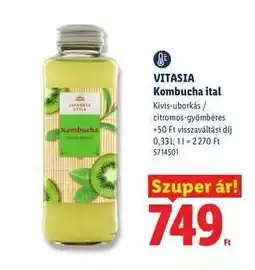 Lidl VITASIA Kombucha ital ajánlat