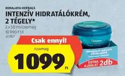 ALDI Himalaya Herbals Intenzív Hidratálókrém, 2 tégely ajánlat