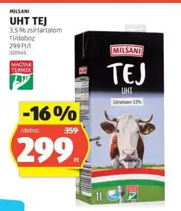 ALDI Milsani UHT Tej ajánlat