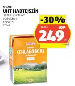 ALDI MILSANI UHT HABTEJSZÍN ajánlat