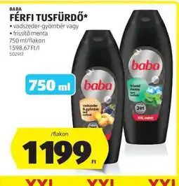 ALDI Baba Férfi Tusfürdő ajánlat