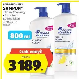 ALDI HEAD & SHOULDERS Sampon ajánlat