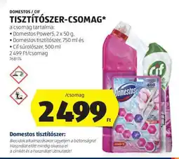 ALDI DOMESTOS / CIF TISZTÍTÓSZER-CSOMAG ajánlat
