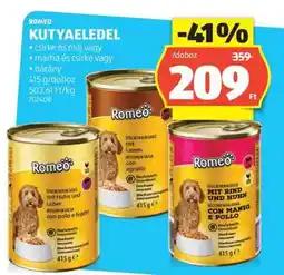ALDI ROMEO KUTYAELEDEL ajánlat