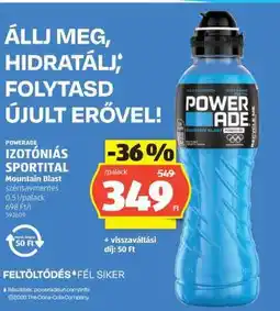ALDI Powerade Izotóniás Sportital ajánlat