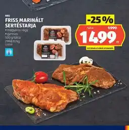 ALDI Friss Marinált Sertéstarja ajánlat