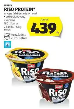 ALDI MÜLLER Riso Protein ajánlat