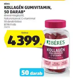 ALDI BÉRES Kollagén Gumivitamin, 50 darab ajánlat