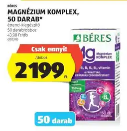 ALDI Béres Magnézium Komplex, 50 darab ajánlat