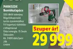 Lidl Parkside bontókalapács ajánlat