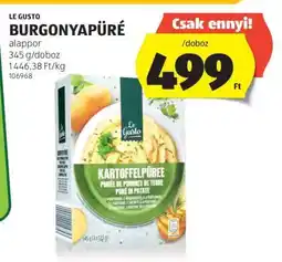 ALDI LE GUSTO BURGONYAPÜRÉ ajánlat