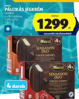 ALDI MUCCI PÁLCIKÁS JÉGKRÉM ajánlat