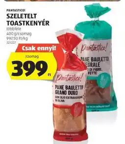ALDI Pantastico! szeletelt toastkenyér ajánlat