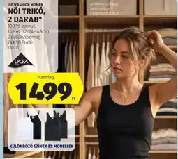 ALDI UP2FASHION WOMEN NŐI TRIKÓ, 2 DARAB ajánlat