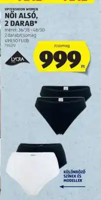 ALDI UP2FASHION WOMEN NŐI ALSÓ, 2 DARAB ajánlat